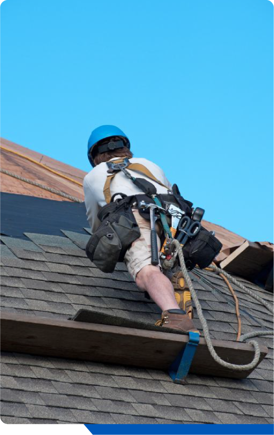 Roof repair on Westchester County NY roof