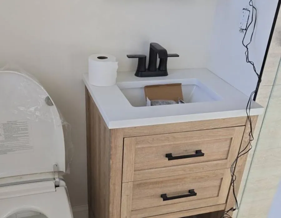 Bathroom vanity installation in Westchester NY