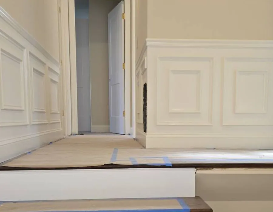 Custom wainscoting hallway in Westchester County
