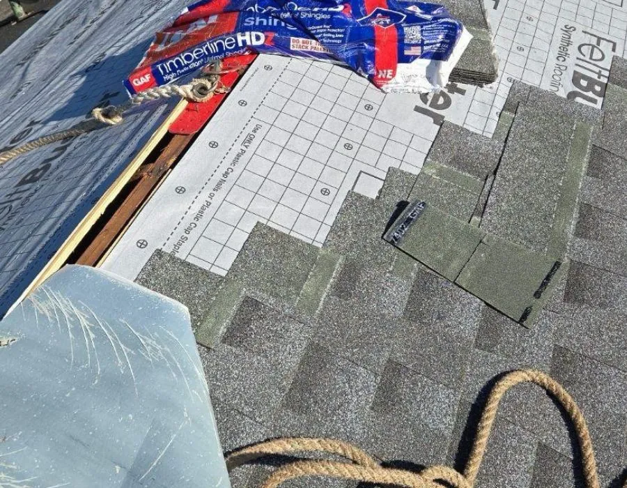 GAF Timberline HDZ shingle installation in Westchester NY
